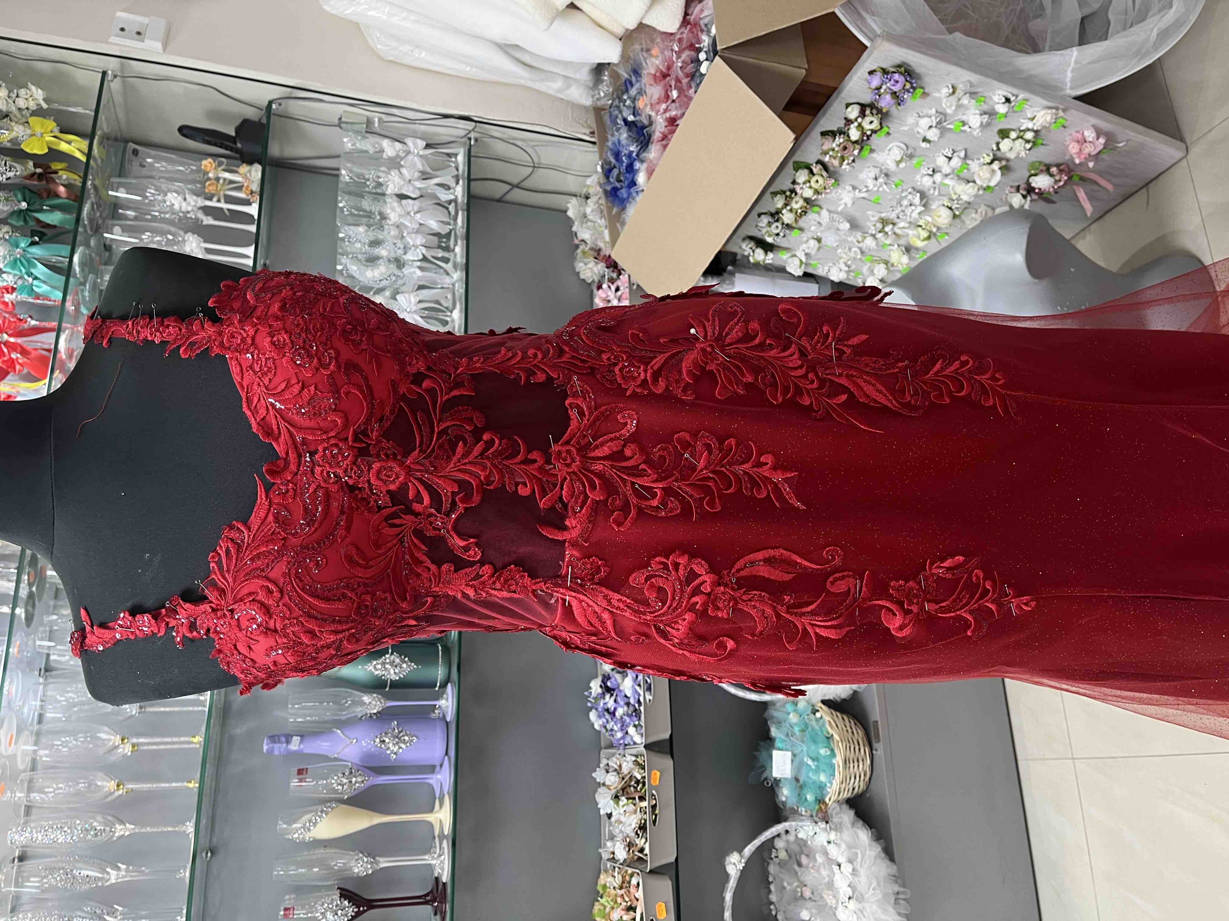 Бална рокля – размер L, Червено