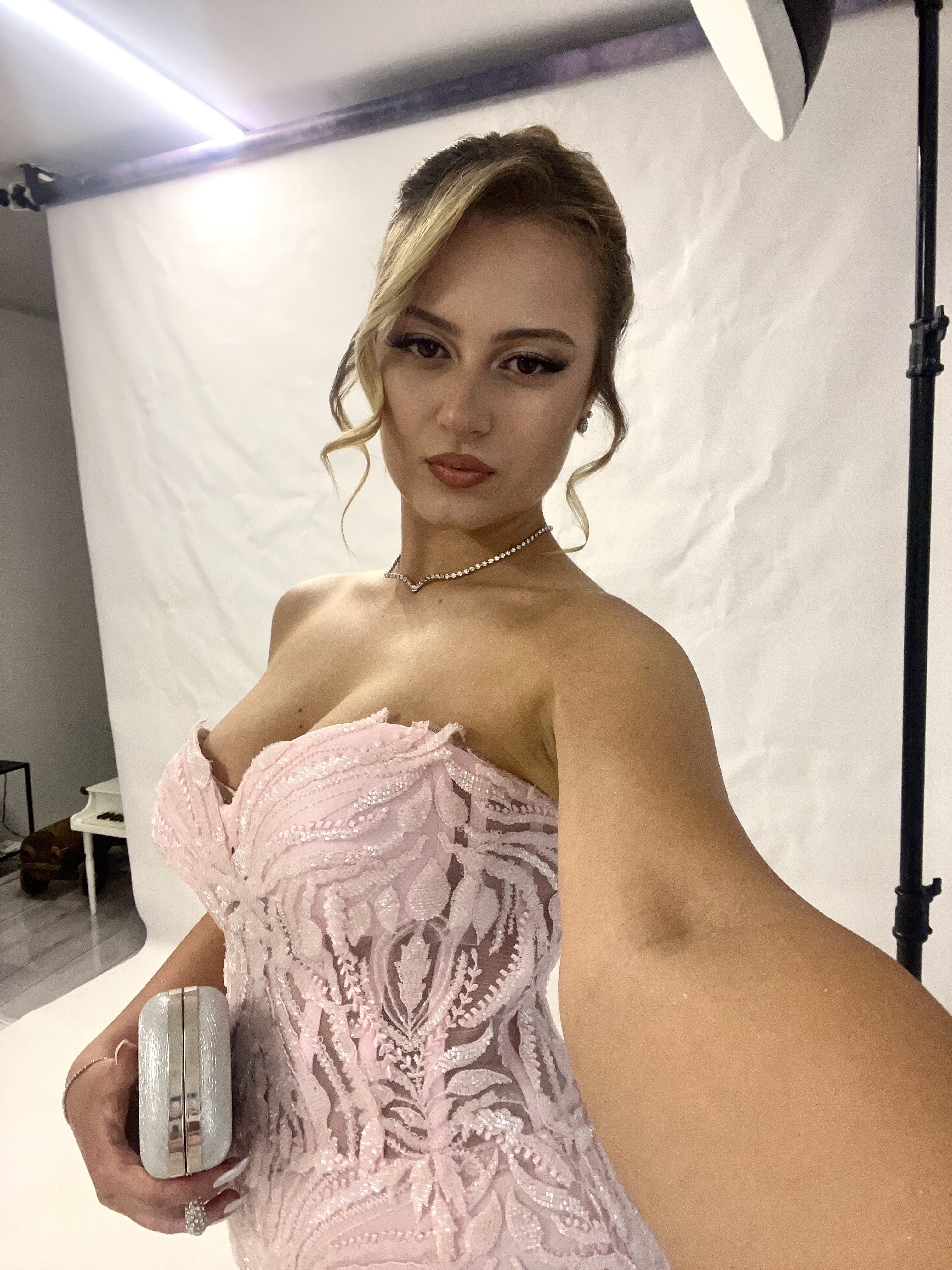 Бална Рокля Тип Русалка – размер S, Розово