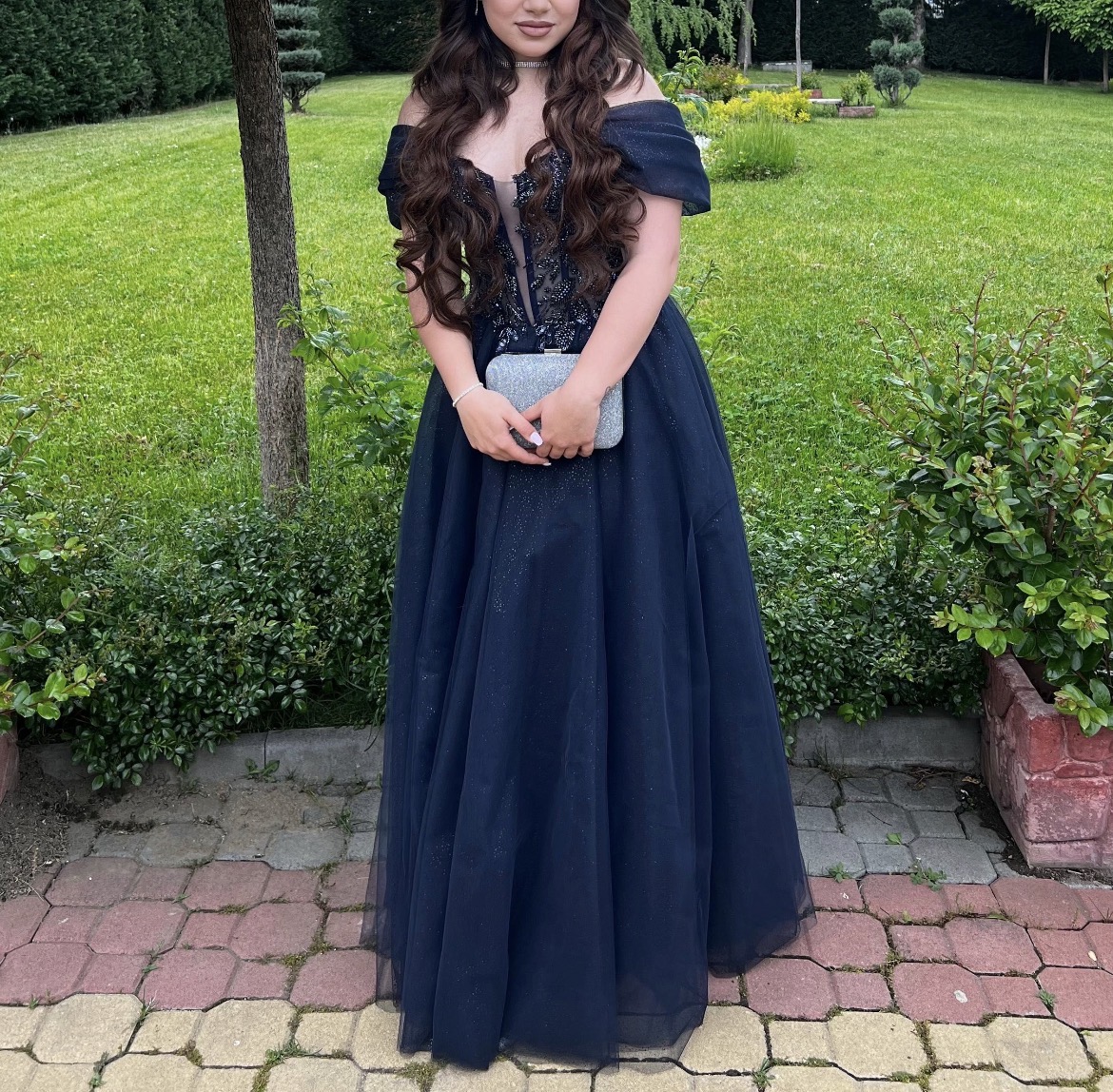 Бална рокля 💙 – размер M, Синьо