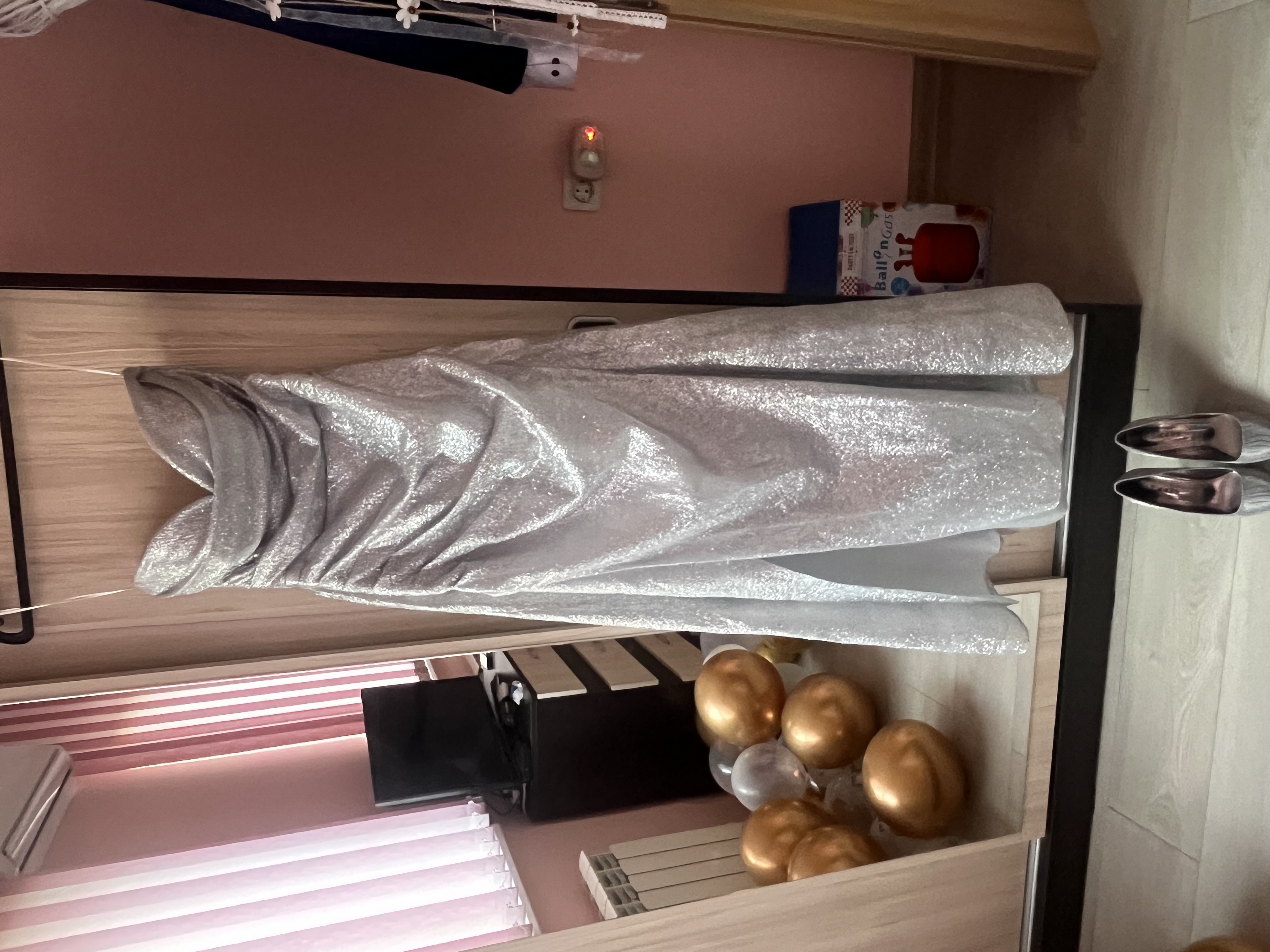 Официална рокля – размер M, Сребърно