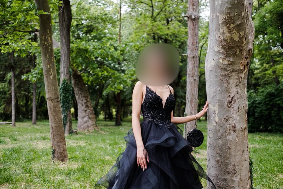 Бална рокля – размер S, Черно