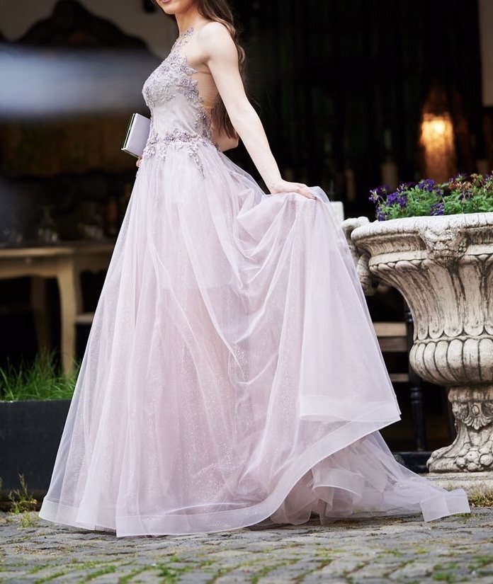 Бална рокля om Romantika Fashion / Doroteya B – размер S, Лилаво