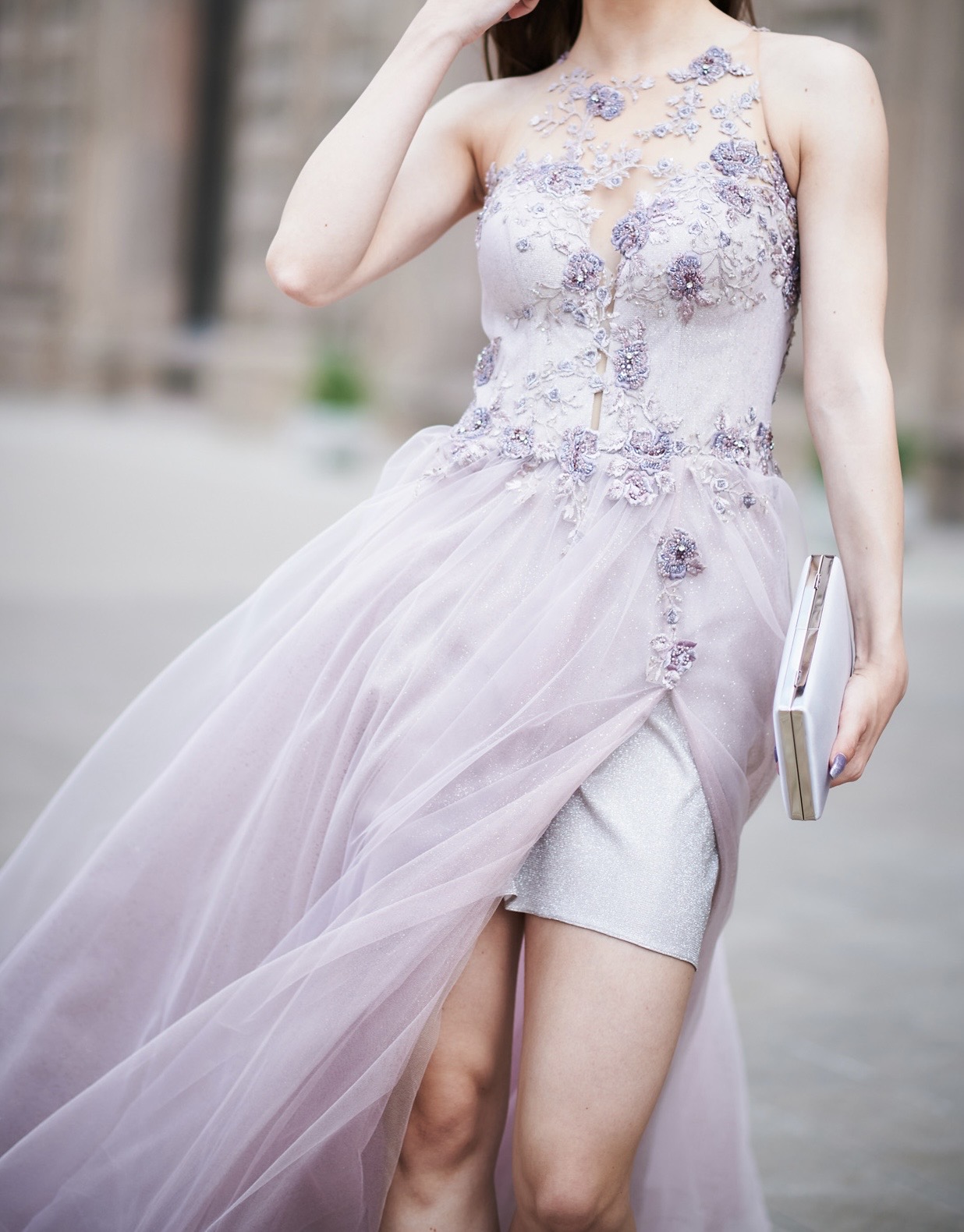 Бална рокля om Romantika Fashion / Doroteya B – размер S, Лилаво