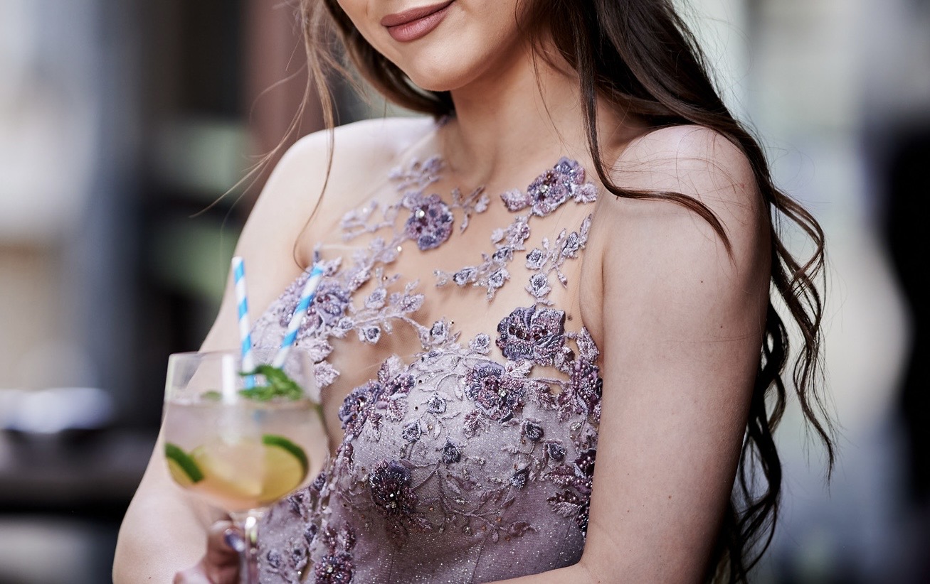 Бална рокля om Romantika Fashion / Doroteya B – размер S, Лилаво